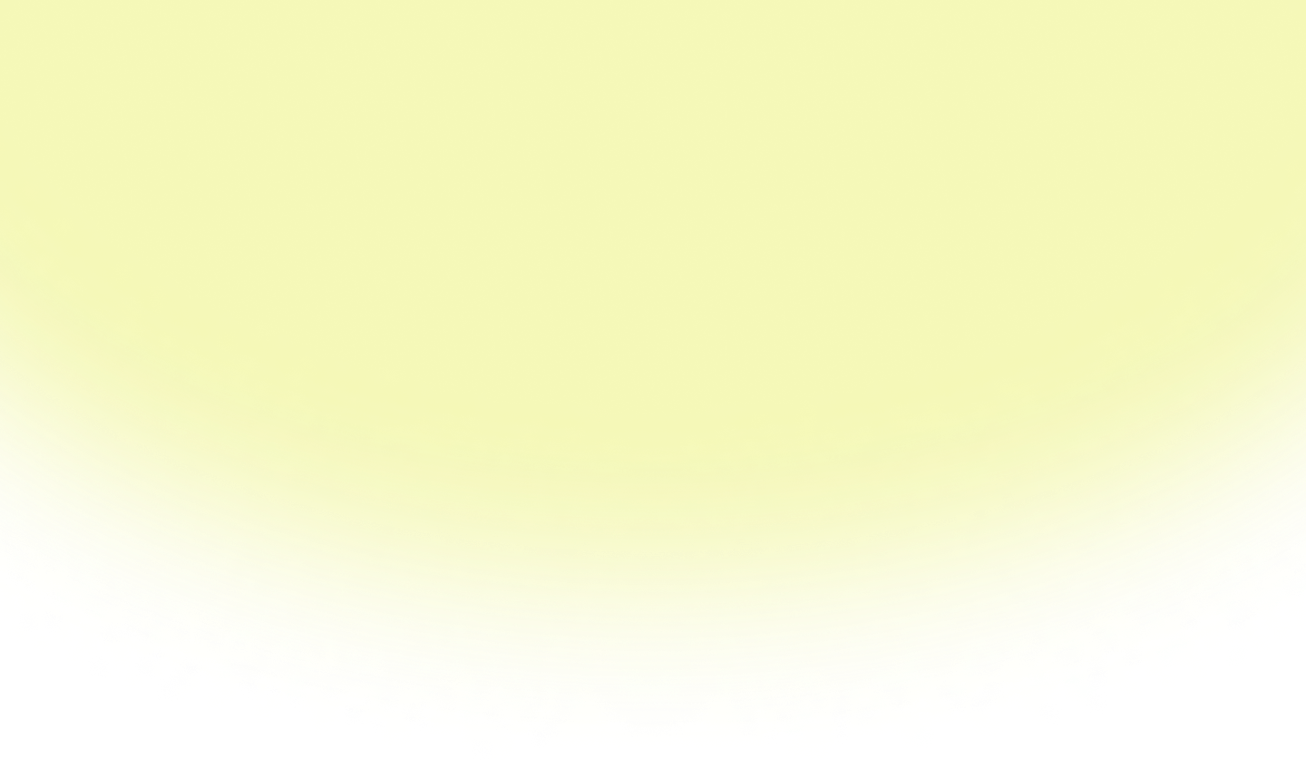 Light yellow blurred ellipse background at the top